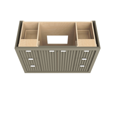 LeCrieú Single Extra Wide Bath Vanity - image 3 - base