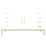 60" Wide - hardware