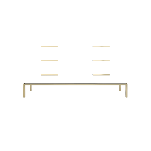 Rift White Oak Double Drawer Bath Vanity - hardware