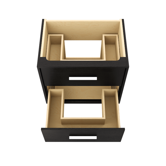 Rift White Oak Two-Drawer Single Bath Vanity - image 5 - base