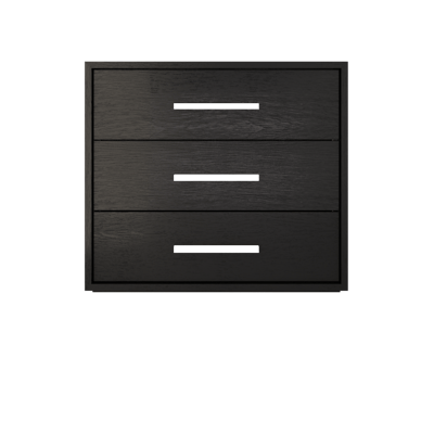 Rift White Oak Three-Drawer Single Bath Vanity - image 1 - base