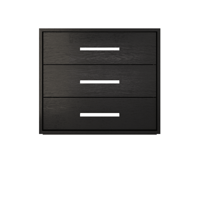 Rift White Oak Three-Drawer Single Bath Vanity - image 1 - base