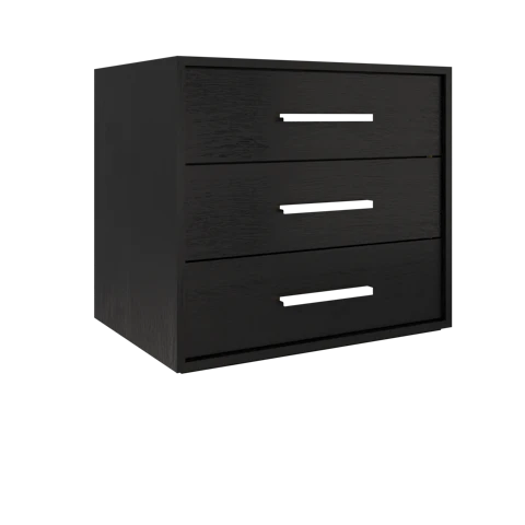 Rift White Oak Three-Drawer Single Bath Vanity - image 2 - base