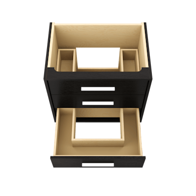 Rift White Oak Three-Drawer Single Bath Vanity - image 5 - base