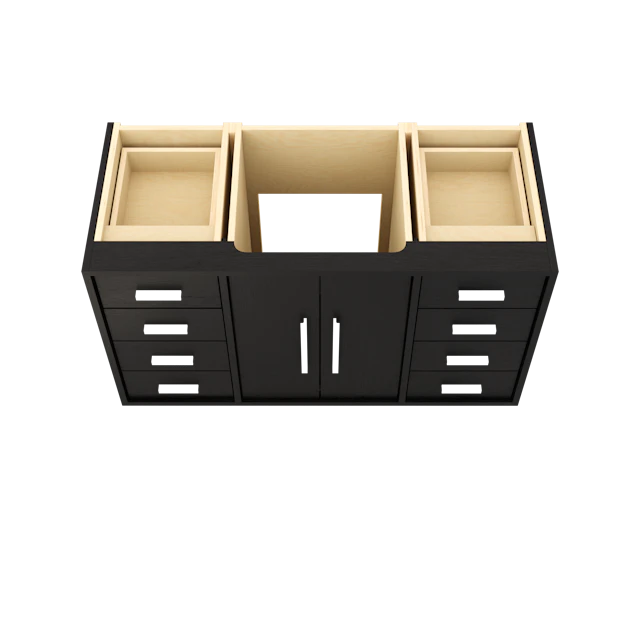 Rift White Oak Single Extra Wide Bath Vanity - image 3 - base