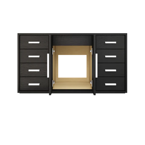 Rift White Oak Single Extra Wide Bath Vanity - image 4 - base