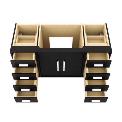 Rift White Oak Single Extra Wide Bath Vanity - image 4 - base