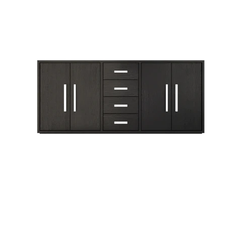 Rift White Oak Double Bath Vanity - image 1 - base