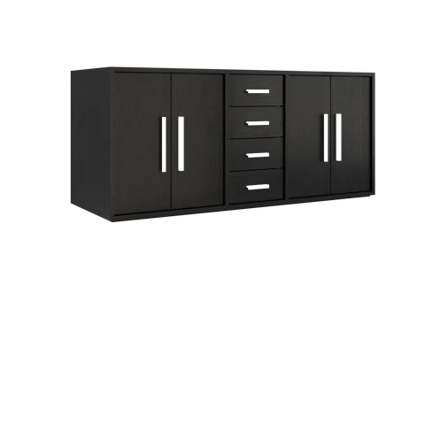 Rift White Oak Double Bath Vanity - image 2 - base
