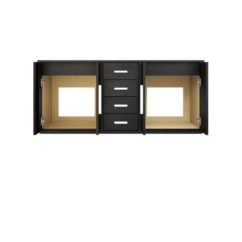 Rift White Oak Double Bath Vanity - image 5 - base