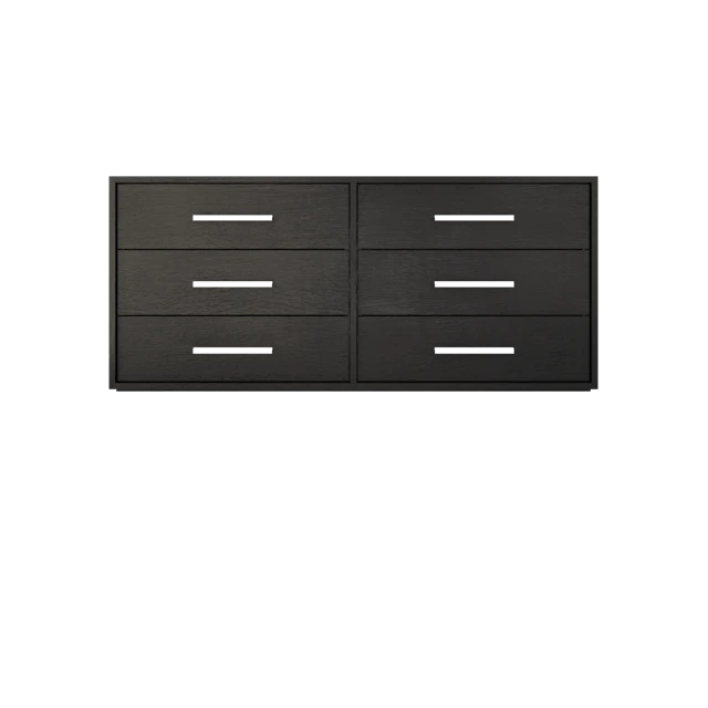 Rift White Oak Double Drawer Bath Vanity - image 1 - base