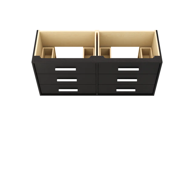 Rift White Oak Double Drawer Bath Vanity - image 3 - base