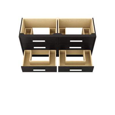 Rift White Oak Double Drawer Bath Vanity - image 5 - base