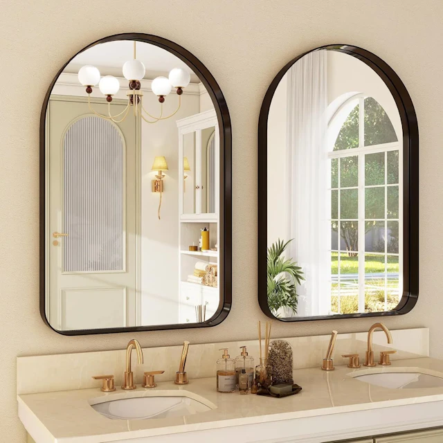 Modern Wall Mirror with Round Corners - angle 5 - other