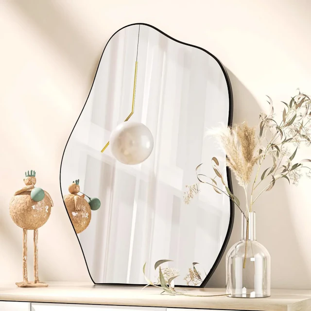Wood Framed Cloud Wall Mirror - angle 7 - other