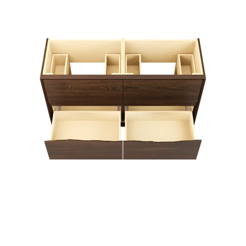 Ventura Four-Drawer Double Bath Vanity - image 5 - base