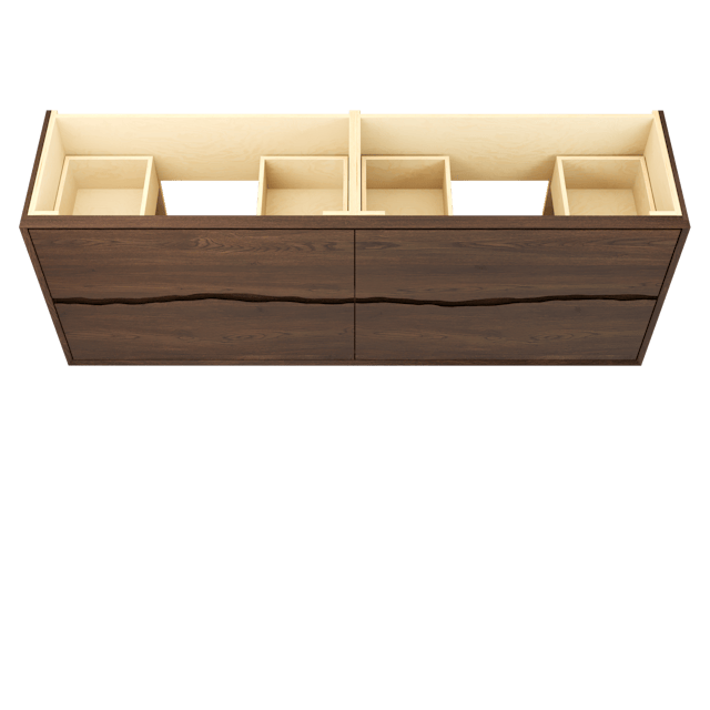 Ventura Four-Drawer Double Bath Vanity - image 3 - base