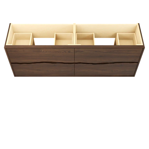 Ventura Four-Drawer Double Bath Vanity - image 3 - base