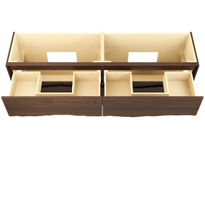 Ventura Four-Drawer Double Bath Vanity - image 4 - base