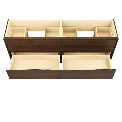 Ventura Four-Drawer Double Bath Vanity - image 5 - base