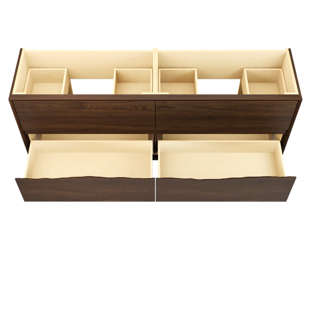Ventura Four-Drawer Double Bath Vanity - image 5 - base