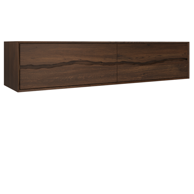 Ventura Four-Drawer Double Bath Floating Vanity With Integrated Countertop - image 2 - base