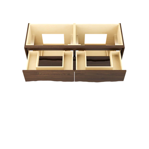 Ventura Four-Drawer Double Bath Floating Vanity - image 4 - base