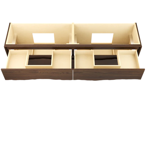 Ventura Four-Drawer Double Bath Floating Vanity - image 4 - base