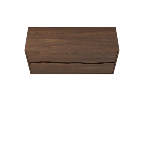 Ventura Four-Drawer Double Bath Vanity With Integrated Countertop - image 3 - base