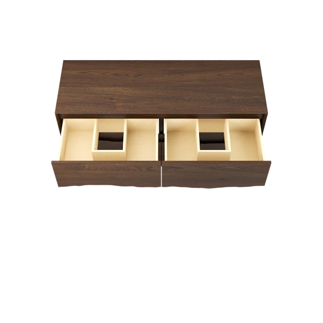 Ventura Four-Drawer Double Bath Vanity With Integrated Countertop - image 4 - base