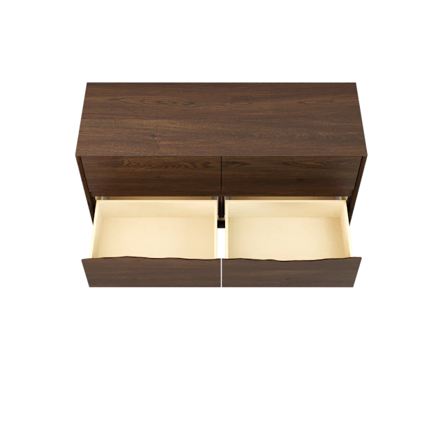 Ventura Four-Drawer Double Bath Vanity With Integrated Countertop - image 5 - base