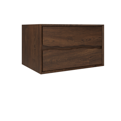 Ventura Two-Drawer Single Bath Floating Vanity With Integrated Countertop - image 2 - base