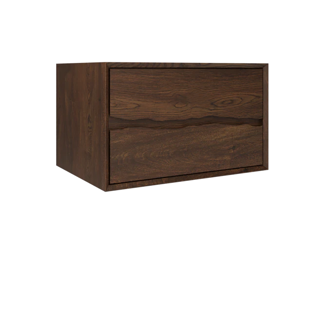 Ventura Two-Drawer Single Bath Floating Vanity With Integrated Countertop - image 2 - base