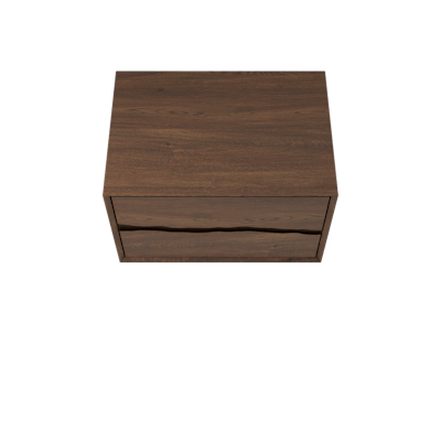 Ventura Two-Drawer Single Bath Floating Vanity With Integrated Countertop - image 3 - base