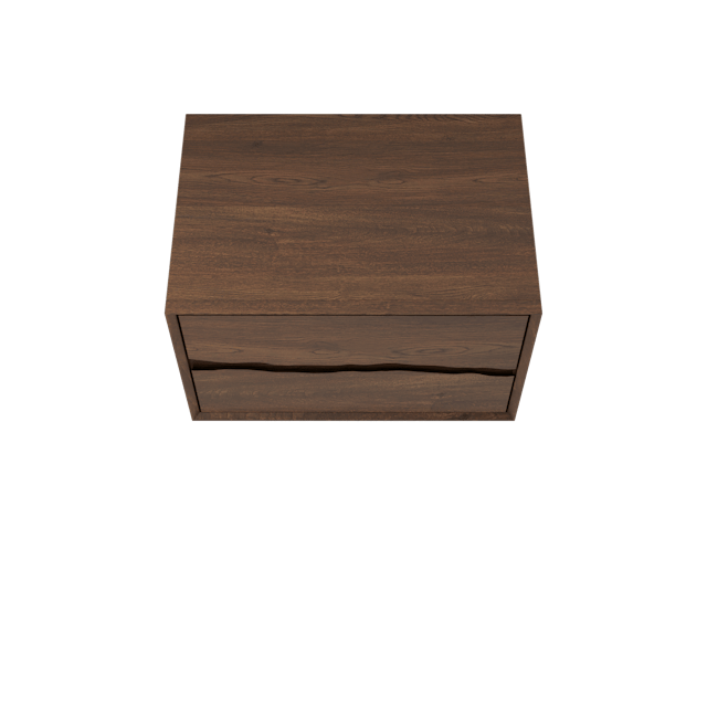 Ventura Two-Drawer Single Bath Floating Vanity With Integrated Countertop - image 3 - base