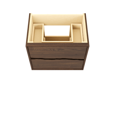 Ventura Two-Drawer Single Bath Floating Vanity - image 3 - base