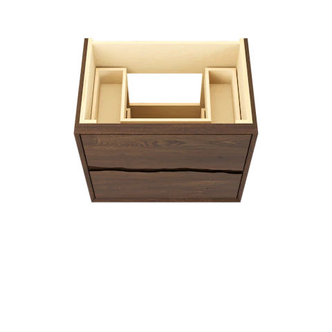 Ventura Two-Drawer Single Bath Floating Vanity - image 3 - base