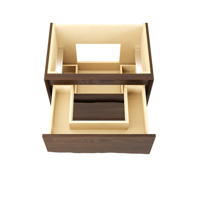 Ventura Two-Drawer Single Bath Floating Vanity - image 4 - base