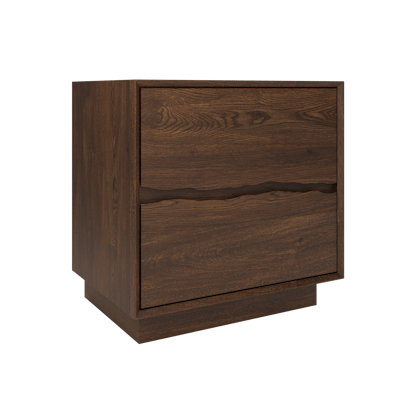 Ventura Two-Drawer Single Bath Vanity With Integrated Countertop - image 2 - base