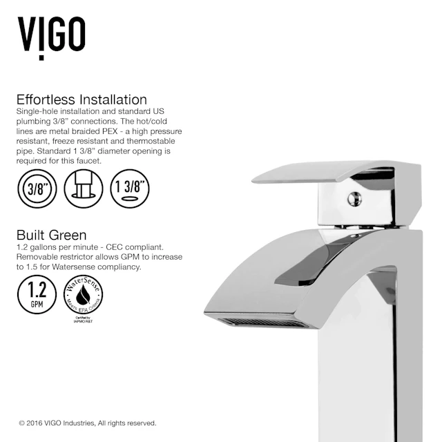 Satro Single Handle Single-Hole Bathroom Faucet - angle 4 - other