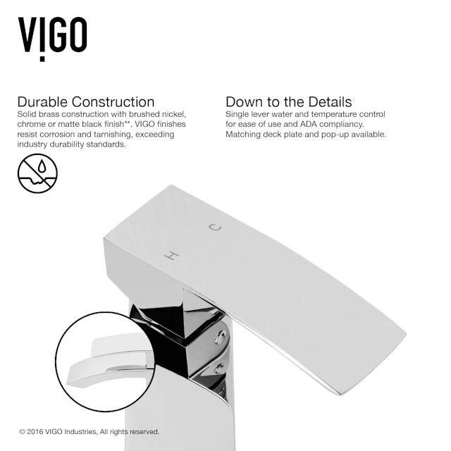 Satro Single Handle Single-Hole Bathroom Faucet - angle 5 - other