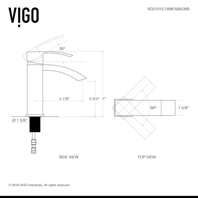 Satro Single Handle Single-Hole Bathroom Faucet - angle 8 - other