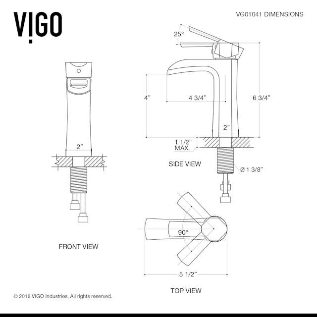 Paloma Single Handle Single-Hole Bathroom Faucet - angle 7 - other