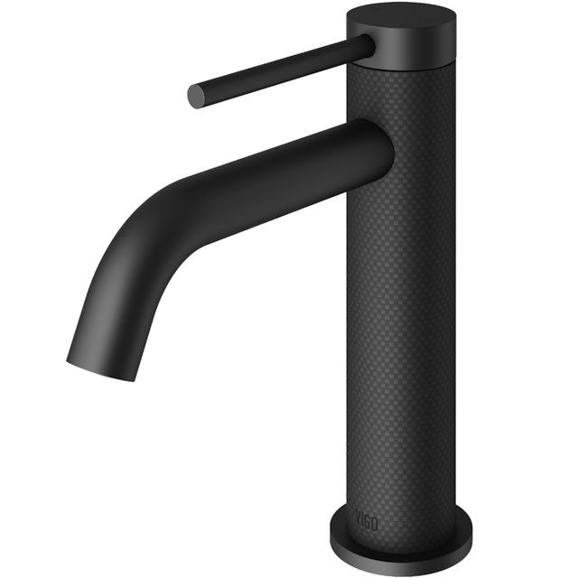 Madison Single Handle Single-Hole Bathroom Faucet and Carbon Fiber - image 1 - other