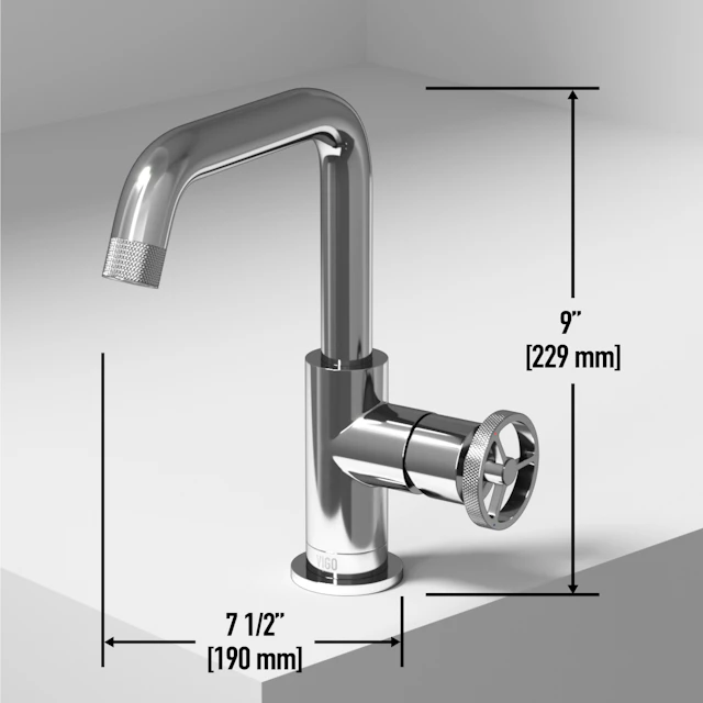 Cass Single Handle Single-Hole Bathroom Faucet - angle 6 - other