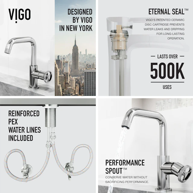 Cass Single Handle Single-Hole Bathroom Faucet - angle 7 - other