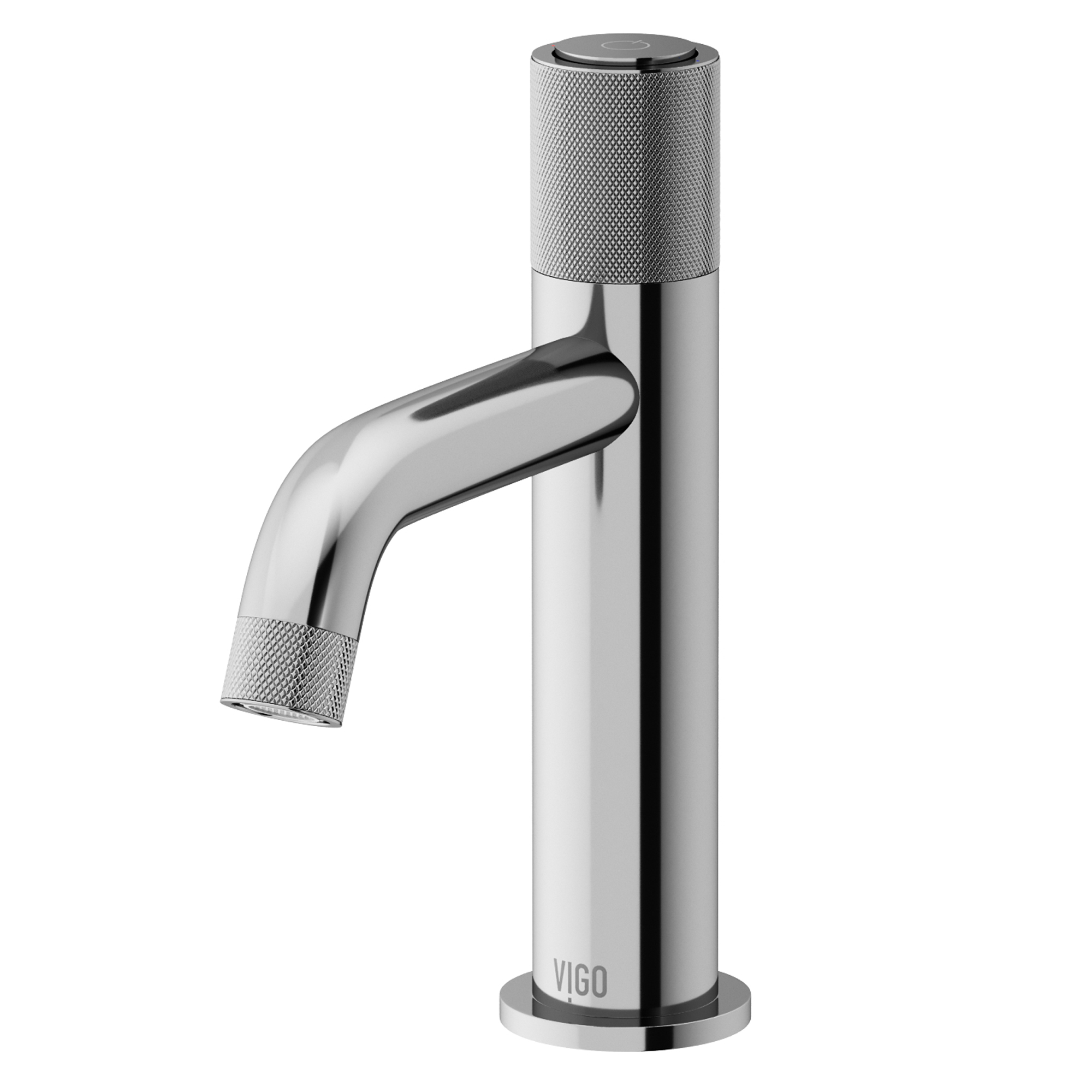 Apollo Button Operated Single-Hole Bathroom Faucet