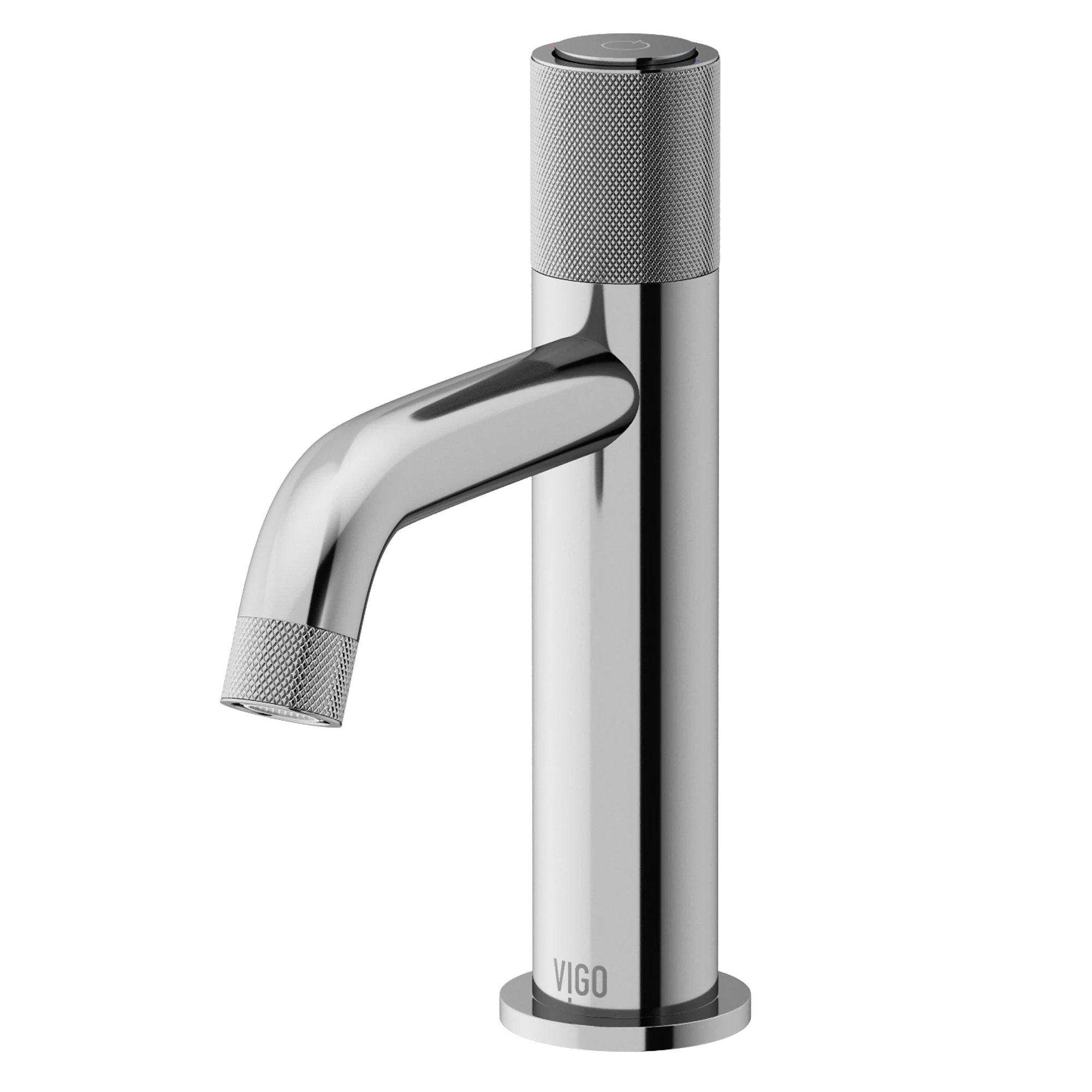 Apollo Button Operated Single-Hole Bathroom Faucet