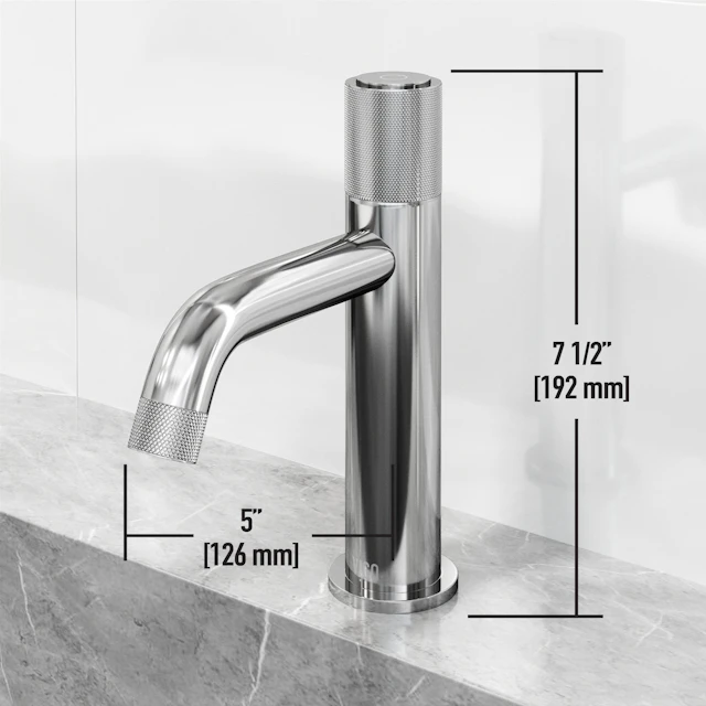 Apollo Button Operated Single-Hole Bathroom Faucet - angle 13 - other