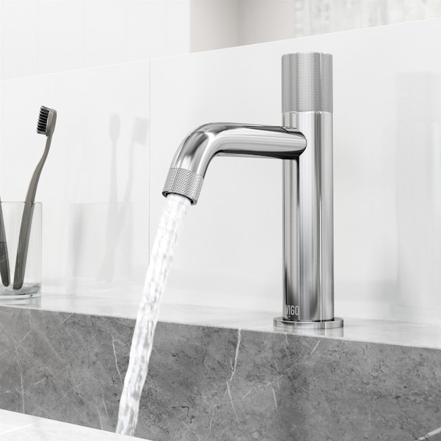 Apollo Button Operated Single-Hole Bathroom Faucet - image 5 - other